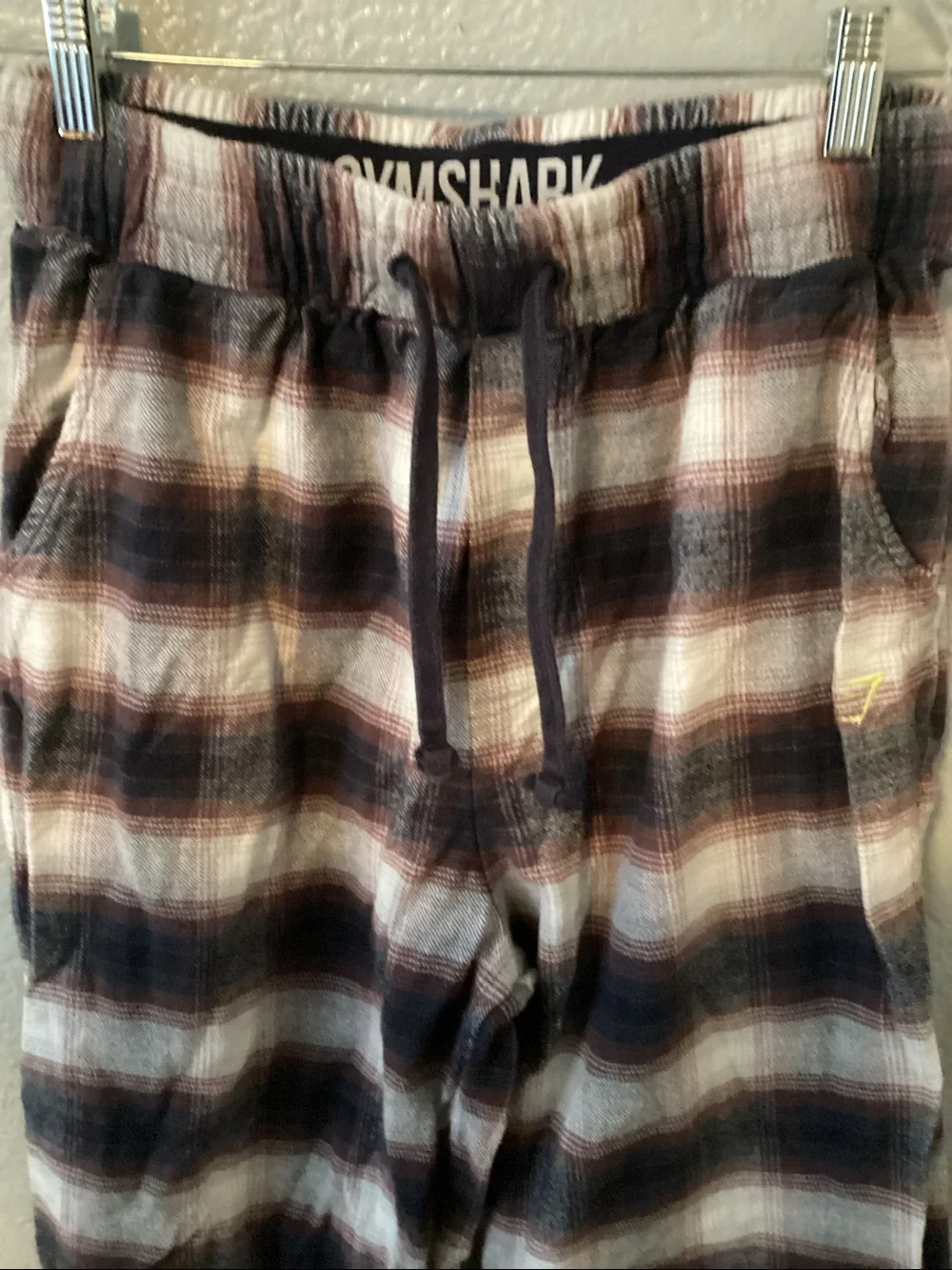 Gymshark  Flannel Plaid Lounge Pants -